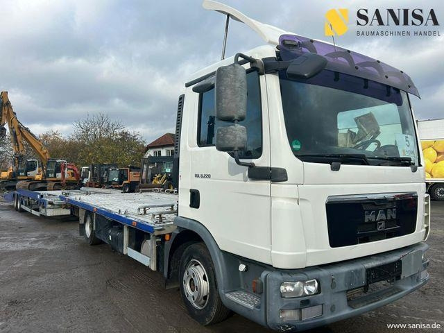 MAN TGL 8.220/Anhänger/Seilwi/Funk/Nutzlast: 8290 kg - Camión portavehículos: foto 1 MAN TGL 8.220/Anhänger/Seilwi/Funk/Nutzlast: 8290 kg - Camión portavehículos: foto 1