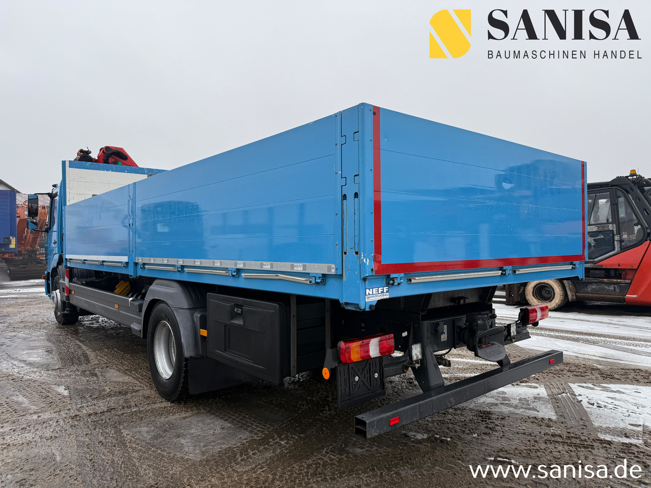 MERCEDES-BENZ Atego 1524/Palfinger PK 9.501/Funk - Camión caja abierta, Camión grúa: foto 4 MERCEDES-BENZ Atego 1524/Palfinger PK 9.501/Funk - Camión caja abierta, Camión grúa: foto 4