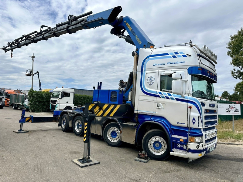Scania R500 8x2 ZSM + KRAN 100Tm! PALFINGER PK100002 G 8x + 1 ME - RETARDER - ALCOA DURA BRIGHT - LIFT + STEERING - 5/6 HYDR F - TÜV 05/2026 - TOP CONDITION - Cabeza tractora: foto 2 Scania R500 8x2 ZSM + KRAN 100Tm! PALFINGER PK100002 G 8x + 1 ME - RETARDER - ALCOA DURA BRIGHT - LIFT + STEERING - 5/6 HYDR F - TÜV 05/2026 - TOP CONDITION - Cabeza tractora: foto 2