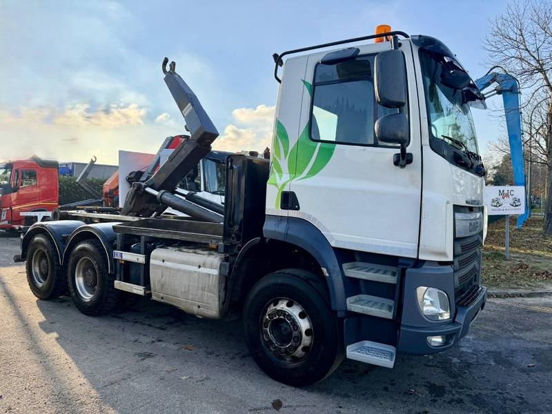 DAF CF 460 6x4 FAT HOOKLIFT - WB 3m35 - STEEL SPRING / BIG AXLES HUB REDUCTION - EURO 6 - BE TRUCK - Camión multibasculante: foto 1 DAF CF 460 6x4 FAT HOOKLIFT - WB 3m35 - STEEL SPRING / BIG AXLES HUB REDUCTION - EURO 6 - BE TRUCK - Camión multibasculante: foto 1