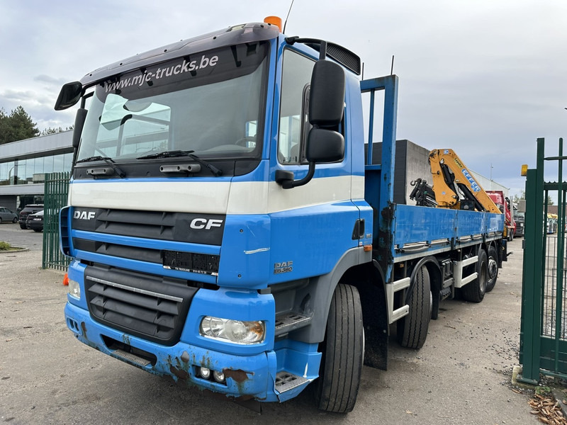 DAF CF 85.360 8x2 PLATFORM 7m35 + CRANE EFFER 165-3S + RADIO - MANUAL GEARBOX ZF - EURO 5 - BE TRUCK - Camión grúa: foto 4 DAF CF 85.360 8x2 PLATFORM 7m35 + CRANE EFFER 165-3S + RADIO - MANUAL GEARBOX ZF - EURO 5 - BE TRUCK - Camión grúa: foto 4
