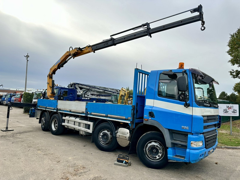DAF CF 85.360 8x2 PRITSCHE 7m35 + KRAN EFFER 165-3S + RADIO - MANUAL GEARBOX ZF - EURO 5 - BE TRUCK - Camión caja abierta, Camión grúa: foto 2 DAF CF 85.360 8x2 PRITSCHE 7m35 + KRAN EFFER 165-3S + RADIO - MANUAL GEARBOX ZF - EURO 5 - BE TRUCK - Camión caja abierta, Camión grúa: foto 2