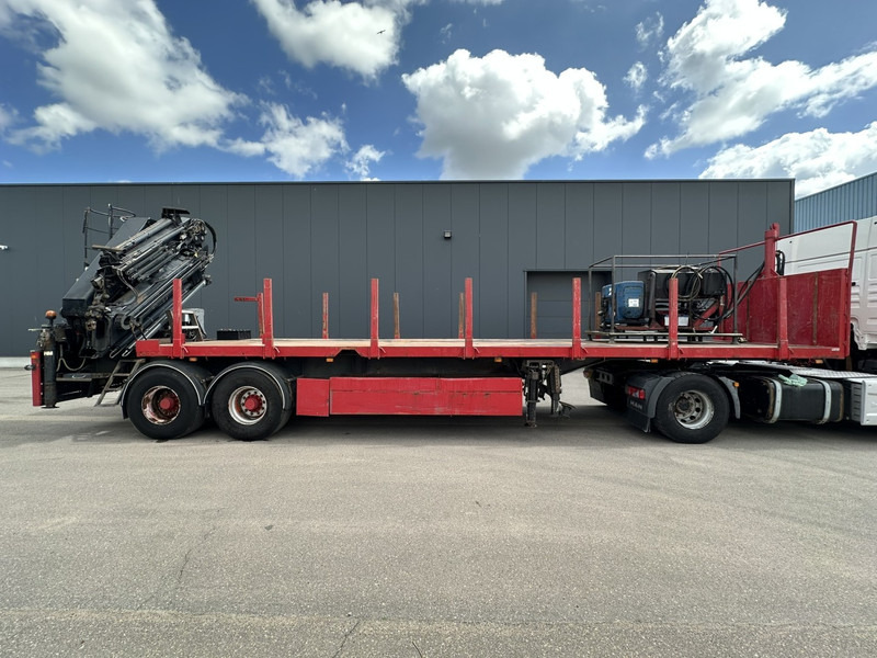 Kwb 2-AXLES PLATFORM + CRANE + HIAB 377 E-4 HIPRO + JIB 100X-3 + RADIO + ROTATOR - SAF axles - AIR SUSPENISION - BELGIAN REG. - Semirremolque plataforma/ Caja abierta: foto 4 Kwb 2-AXLES PLATFORM + CRANE + HIAB 377 E-4 HIPRO + JIB 100X-3 + RADIO + ROTATOR - SAF axles - AIR SUSPENISION - BELGIAN REG. - Semirremolque plataforma/ Caja abierta: foto 4