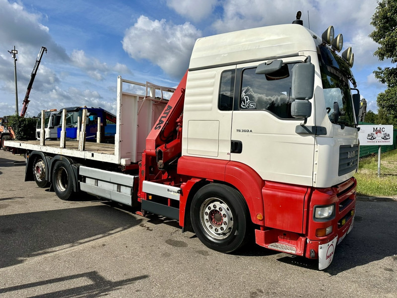 MAN TG 360 A 6x2 + CRANE ATLAS 100.1 A3 - PLATFORM 5m80 - E3 - LIFT-AXLE - FULL AIR SUSPENSION - ZF AS TRONIC - BE TRUCK - Camión grúa: foto 2 MAN TG 360 A 6x2 + CRANE ATLAS 100.1 A3 - PLATFORM 5m80 - E3 - LIFT-AXLE - FULL AIR SUSPENSION - ZF AS TRONIC - BE TRUCK - Camión grúa: foto 2
