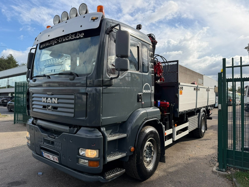 MAN TGA 18.350 4x2 TIPPER + CRANE HMF 1110 K2 + ROTATOR - STEEL SPRING / BLATT / BALLESTAS / LAMES - BE TRUCK - Camión volquete, Camión grúa: foto 4 MAN TGA 18.350 4x2 TIPPER + CRANE HMF 1110 K2 + ROTATOR - STEEL SPRING / BLATT / BALLESTAS / LAMES - BE TRUCK - Camión volquete, Camión grúa: foto 4