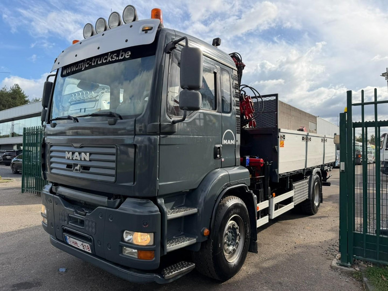 MAN TGA 18.350 4x2 TIPPER + CRANE HMF 1110 K2 + ROTATOR - STEEL SPRING / BLATT / BALLESTAS / LAMES - BE TRUCK - Camión volquete, Camión grúa: foto 4 MAN TGA 18.350 4x2 TIPPER + CRANE HMF 1110 K2 + ROTATOR - STEEL SPRING / BLATT / BALLESTAS / LAMES - BE TRUCK - Camión volquete, Camión grúa: foto 4