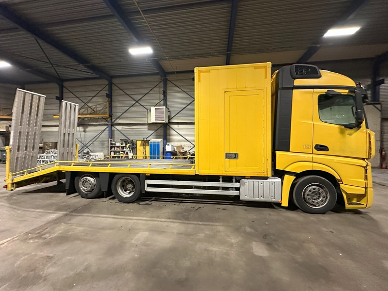 Mercedes-Benz ACTROS 2745 6x2 OPRIJWAGEN / AUTOTRANSPORTER / MACHINE CARRIER - WINCH - 6m10 - EURO 5 - LIFT AXLE - HYDR RAMPS - NL TRUCK - Camión portavehículos: foto 5 Mercedes-Benz ACTROS 2745 6x2 OPRIJWAGEN / AUTOTRANSPORTER / MACHINE CARRIER - WINCH - 6m10 - EURO 5 - LIFT AXLE - HYDR RAMPS - NL TRUCK - Camión portavehículos: foto 5