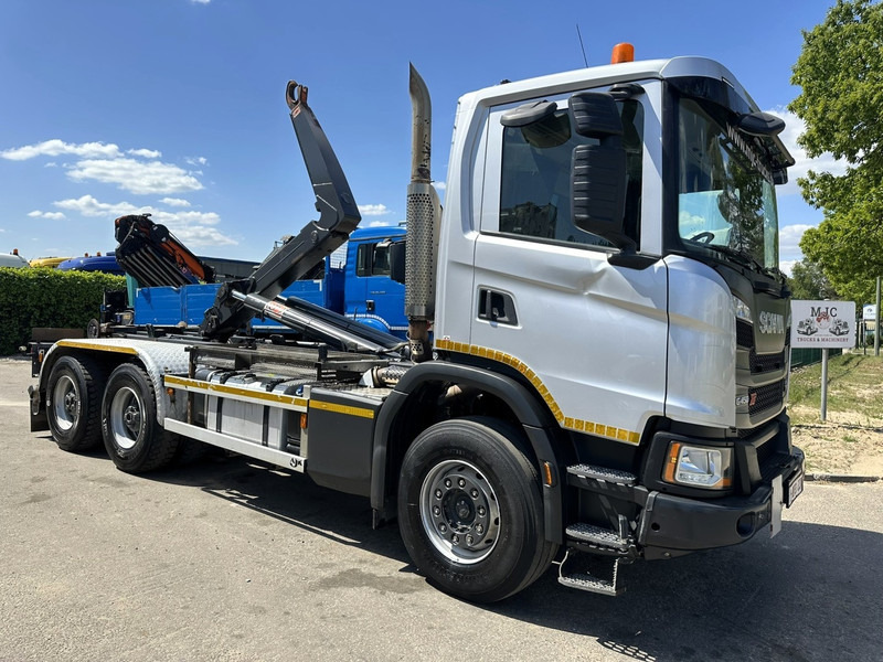 Scania G450 XT 6X4 AJK HAAKSYSTEEM 20T - 5760mm - WB 3m90 - HUB REDUCTION / STEEL SUSPENSION - EURO 6 - BE TRUCK - Camión multibasculante: foto 1 Scania G450 XT 6X4 AJK HAAKSYSTEEM 20T - 5760mm - WB 3m90 - HUB REDUCTION / STEEL SUSPENSION - EURO 6 - BE TRUCK - Camión multibasculante: foto 1