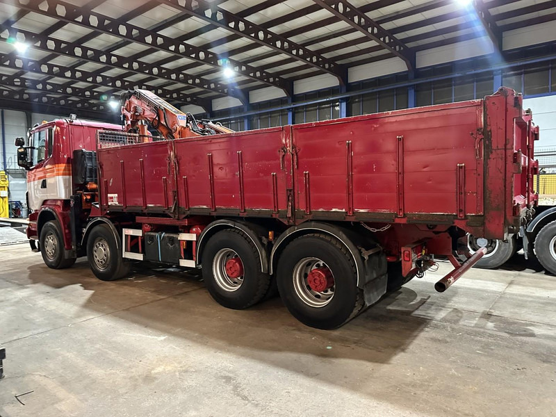 Scania G480 8x4 TIPPER + CRANE ATLAS 240.E4 + RADIO - STEEL SPRING / BIG AXLES - Camión volquete, Camión grúa: foto 4 Scania G480 8x4 TIPPER + CRANE ATLAS 240.E4 + RADIO - STEEL SPRING / BIG AXLES - Camión volquete, Camión grúa: foto 4