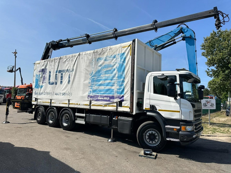 Scania P410 8x4 TRIDEM + CRANE HIAB 244 EP-4 HIDUO - RETARDER - LIFT + STEERING AXLE - *327.000km* - RADIO - Camión grúa: foto 1 Scania P410 8x4 TRIDEM + CRANE HIAB 244 EP-4 HIDUO - RETARDER - LIFT + STEERING AXLE - *327.000km* - RADIO - Camión grúa: foto 1