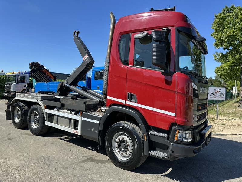 Scania R500 XT 6x4 RETARDER - HOOKLIFT / HAAKSYSTEEM WAF 20T - 5200mm - WB 3m75 - *231.000km* - HUB REDUCTION / STEEL SUSPENSION - EURO 6 - BE TRUCK - Camión multibasculante: foto 1 Scania R500 XT 6x4 RETARDER - HOOKLIFT / HAAKSYSTEEM WAF 20T - 5200mm - WB 3m75 - *231.000km* - HUB REDUCTION / STEEL SUSPENSION - EURO 6 - BE TRUCK - Camión multibasculante: foto 1
