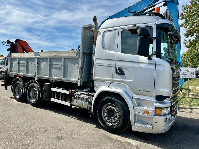 Scania R520 6x4 PRITSCHE + KRAN PALFINGER PK 15002 A - *ZSM + KIPPER* - RETARDER - *FULL AIR* - EUR 6 - BE TRUCK - Camión caja abierta, Camión grúa: foto 4 Scania R520 6x4 PRITSCHE + KRAN PALFINGER PK 15002 A - *ZSM + KIPPER* - RETARDER - *FULL AIR* - EUR 6 - BE TRUCK - Camión caja abierta, Camión grúa: foto 4