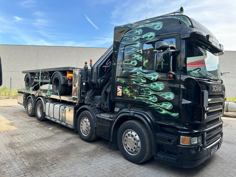 Scania R620 8x2 + CRANE HIAB 800EP-5 HiPro - RETARDER - LIFT/STEERING AXLE - HIGHLINE SLEEPER - LEATHER - ALCOA - Camión grúa: foto 1 Scania R620 8x2 + CRANE HIAB 800EP-5 HiPro - RETARDER - LIFT/STEERING AXLE - HIGHLINE SLEEPER - LEATHER - ALCOA - Camión grúa: foto 1