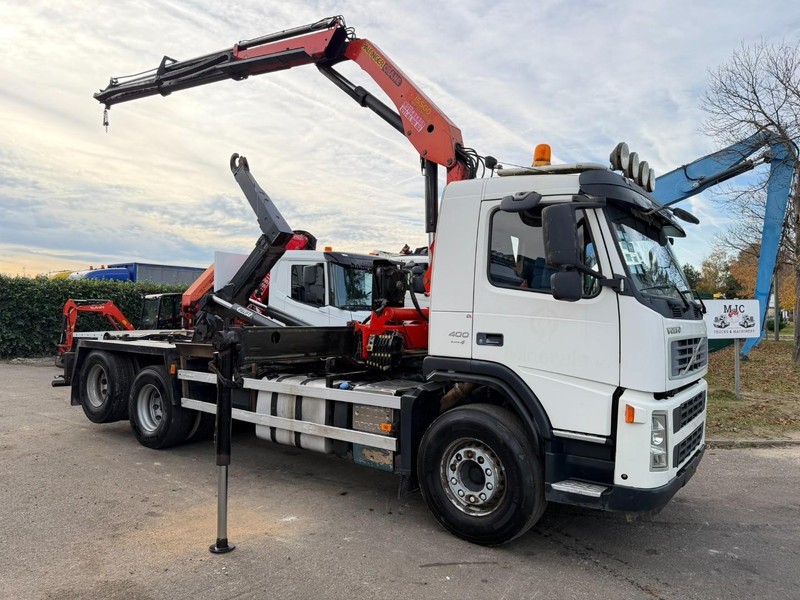 Volvo FM 400 6x2 HOOKLIFT + CRANE PALFINGER PK 15500 B (2x) - 5/6 F - MANUAL - EURO 4 - BE TRUCK - Camión multibasculante, Camión grúa: foto 1 Volvo FM 400 6x2 HOOKLIFT + CRANE PALFINGER PK 15500 B (2x) - 5/6 F - MANUAL - EURO 4 - BE TRUCK - Camión multibasculante, Camión grúa: foto 1