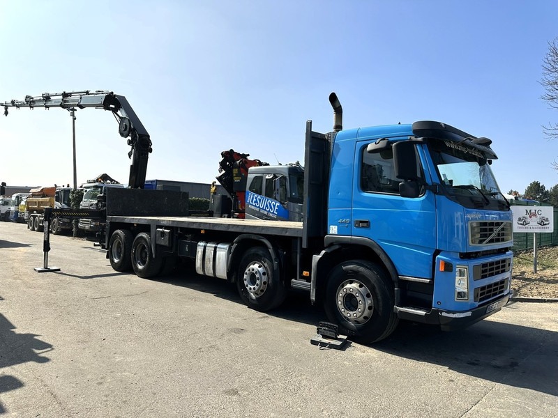 Volvo FM 440 8x4 PRITSCHE 7m20 + KRAN HIAB 288 EP-5 HIDUO + RADIO + ROTATOR - SCHALTGETRIEBE - AP ACHSEN - *395.000km* - Camión caja abierta, Camión grúa: foto 2 Volvo FM 440 8x4 PRITSCHE 7m20 + KRAN HIAB 288 EP-5 HIDUO + RADIO + ROTATOR - SCHALTGETRIEBE - AP ACHSEN - *395.000km* - Camión caja abierta, Camión grúa: foto 2