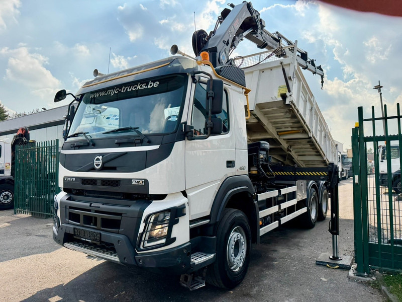Volvo FMX 460 6x4 TIPPER + CRANE HIAB 244 E-5 HIPRO - ROTATOR - RADIO - *349.000km* - EURO 6 - 13T AXLES - BE TRUCK - Camión volquete, Camión grúa: foto 3 Volvo FMX 460 6x4 TIPPER + CRANE HIAB 244 E-5 HIPRO - ROTATOR - RADIO - *349.000km* - EURO 6 - 13T AXLES - BE TRUCK - Camión volquete, Camión grúa: foto 3