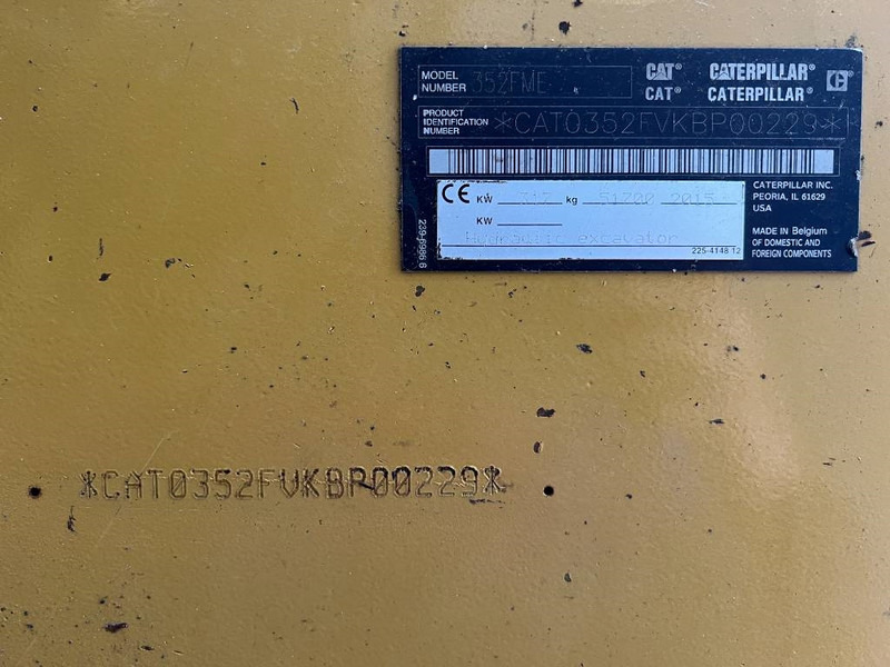 Excavadora de cadenas Cat 352FL ME: foto 11 Excavadora de cadenas Cat 352FL ME: foto 11