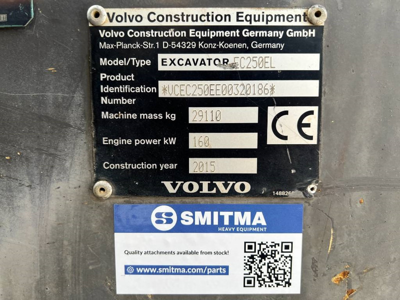 Volvo EC250E L - Excavadora de cadenas: foto 5 Volvo EC250E L - Excavadora de cadenas: foto 5