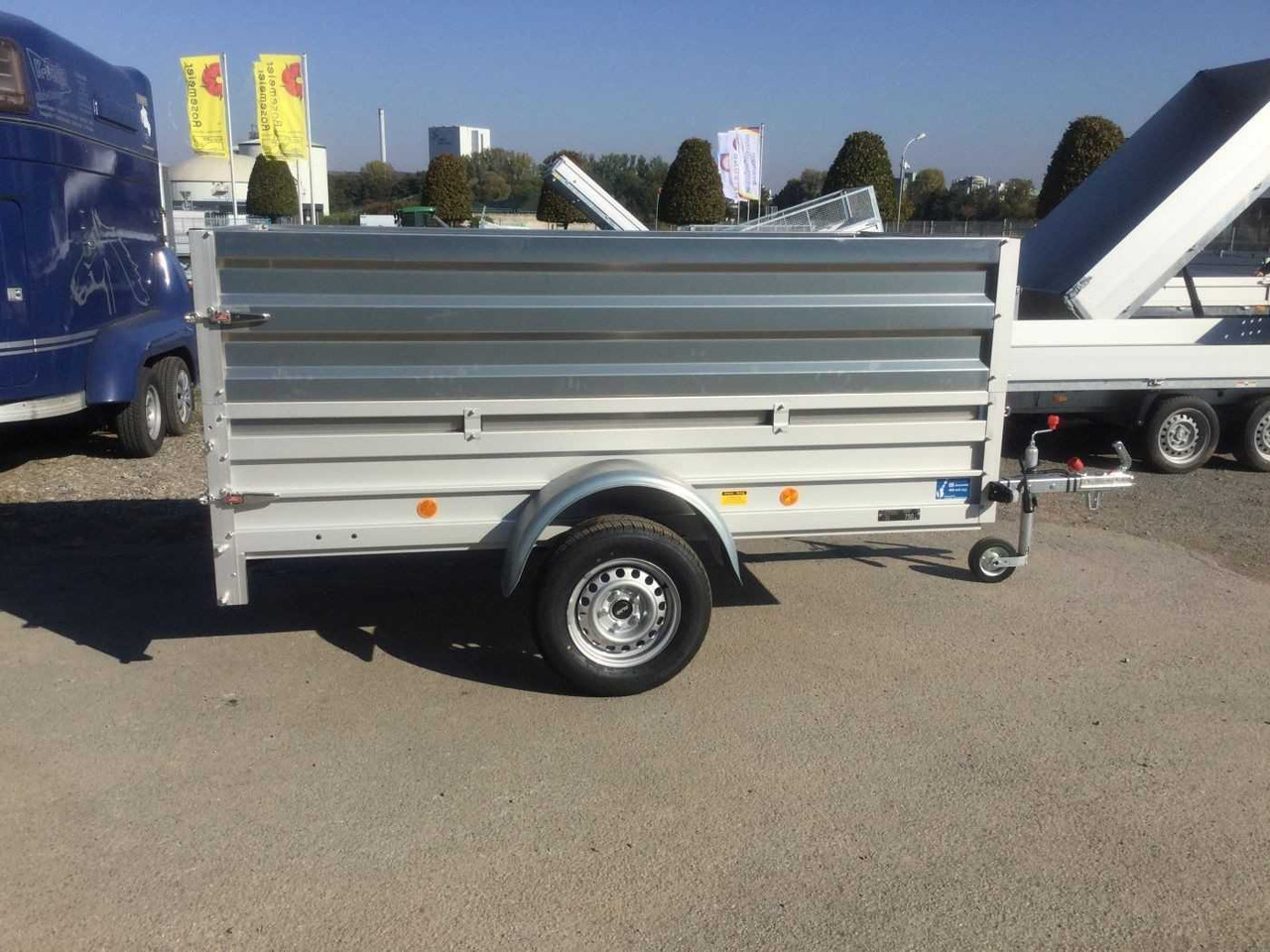 KOCH U4 + Alu-Bordwandaufsatz Kastenanhänger ungebrem - Remolque de coche: foto 1 KOCH U4 + Alu-Bordwandaufsatz Kastenanhänger ungebrem - Remolque de coche: foto 1
