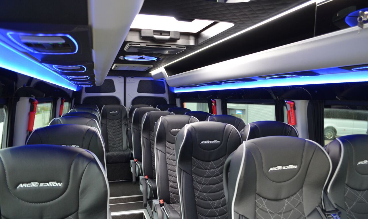 Minibús, Furgoneta de pasajeros MERCEDES-BENZ Sprinter 519 4x4 high and low drive: foto 7