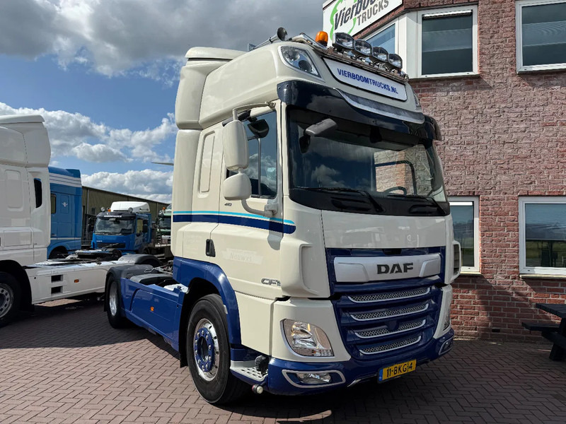 DAF CF 410 CF410 4X2 Spacecab / Alcoa / Skirts / Low KM / Holland Truck!!!!!!! - Cabeza tractora: foto 1 DAF CF 410 CF410 4X2 Spacecab / Alcoa / Skirts / Low KM / Holland Truck!!!!!!! - Cabeza tractora: foto 1