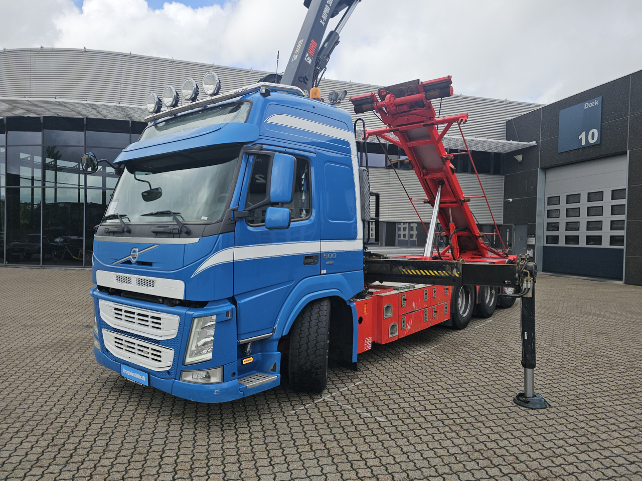 Volvo FM500 - Camión portacontenedore/ Intercambiable, Camión grúa: foto 1 Volvo FM500 - Camión portacontenedore/ Intercambiable, Camión grúa: foto 1