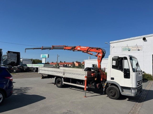Iveco ML 75 E Pritsche mit Atlas Ladekran 60.1 - Furgoneta caja abierta: foto 1 Iveco ML 75 E Pritsche mit Atlas Ladekran 60.1 - Furgoneta caja abierta: foto 1
