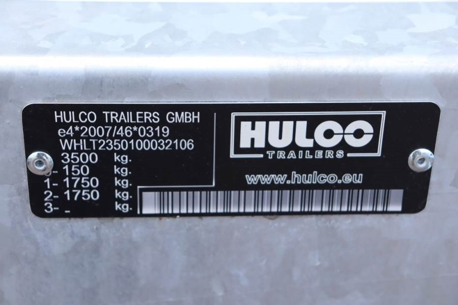 Leasing de Hulco Terrax-2 3500kg 2 Axel Trailer, 2.770 kg Capacity, Hulco Terrax-2 3500kg 2 Axel Trailer, 2.770 kg Capacity,: foto 6 Leasing de Hulco Terrax-2 3500kg 2 Axel Trailer, 2.770 kg Capacity, Hulco Terrax-2 3500kg 2 Axel Trailer, 2.770 kg Capacity,: foto 6