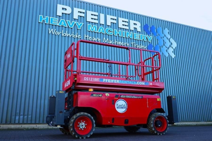 Magni DS1218RT Valid inspection, Diesel, 4x4 Drive, 12m - Plataforma de tijeras: foto 1 Magni DS1218RT Valid inspection, Diesel, 4x4 Drive, 12m - Plataforma de tijeras: foto 1
