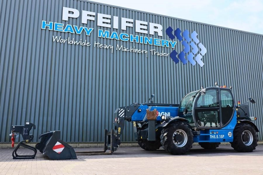 Magni TH5,5.15-D7/D Diesel, 4x4x4 Drive, 5.5t Capacity, - Manipulador telescópico: foto 1 Magni TH5,5.15-D7/D Diesel, 4x4x4 Drive, 5.5t Capacity, - Manipulador telescópico: foto 1