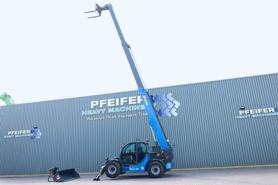 Magni TH5,5.15-D7/D Diesel, 4x4x4 Drive, 5.5t Capacity, - Manipulador telescópico: foto 3 Magni TH5,5.15-D7/D Diesel, 4x4x4 Drive, 5.5t Capacity, - Manipulador telescópico: foto 3