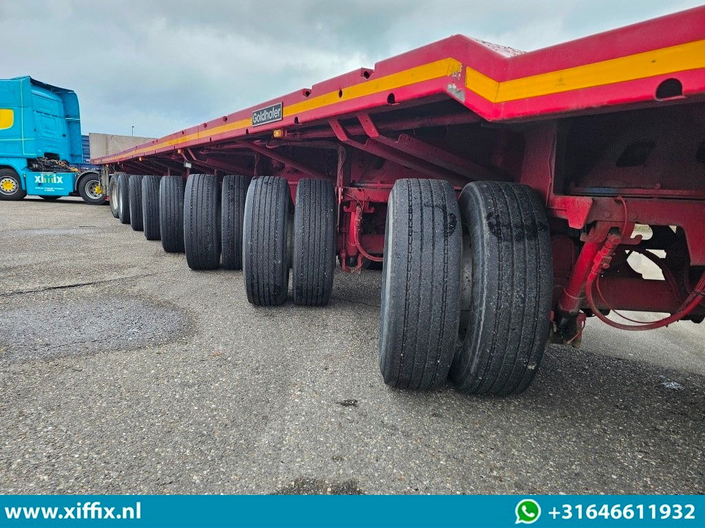 Goldhofer 8-ass. Vlakke oplegger / 7x gestuurd - Semirremolque plataforma/ Caja abierta: foto 5 Goldhofer 8-ass. Vlakke oplegger / 7x gestuurd - Semirremolque plataforma/ Caja abierta: foto 5