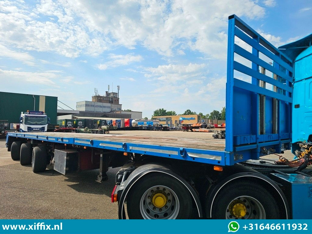 Lako 3-ass. Vlakke dubbel 2x uitschuifbare oplegger / 3x gestuurd - Semirremolque plataforma/ Caja abierta: foto 4 Lako 3-ass. Vlakke dubbel 2x uitschuifbare oplegger / 3x gestuurd - Semirremolque plataforma/ Caja abierta: foto 4