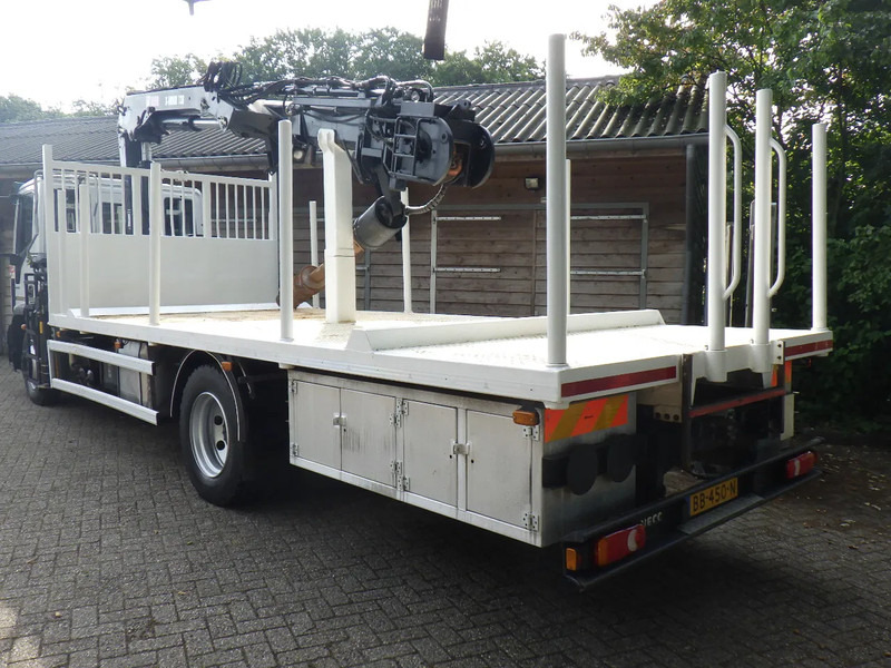 Iveco EuroCargo 140 140-250 / 6 cilinder / Manual /Bladgeveerd / Hiab X-HIDUO 158 Radiografisch / Drilling / Winch - Camión grúa: foto 4 Iveco EuroCargo 140 140-250 / 6 cilinder / Manual /Bladgeveerd / Hiab X-HIDUO 158 Radiografisch / Drilling / Winch - Camión grúa: foto 4