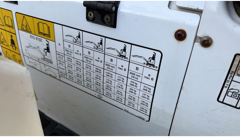 Leasing de Bobcat E10 Z (BE MACHINE / 438H / MIN WIDTH 0.73M / TOP CONDITION) Bobcat E10 Z (BE MACHINE / 438H / MIN WIDTH 0.73M / TOP CONDITION): foto 14