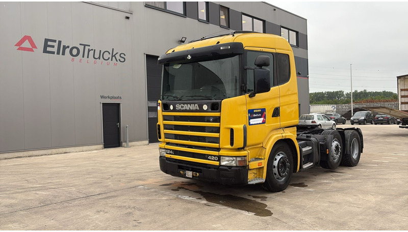 Scania 124-420 (6X2 / 8 TYRES / ORIGINAL TRACTOR UNIT / FRONT STEEL) - Cabeza tractora: foto 1 Scania 124-420 (6X2 / 8 TYRES / ORIGINAL TRACTOR UNIT / FRONT STEEL) - Cabeza tractora: foto 1