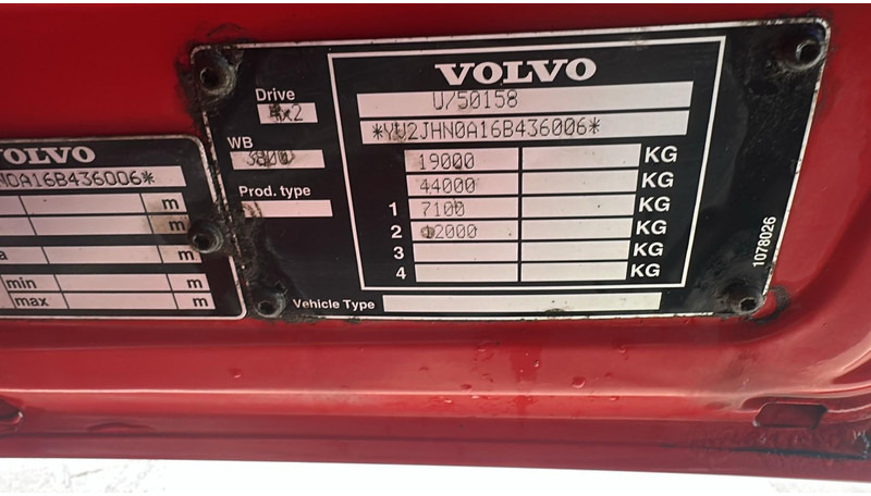 Cabeza tractora Volvo FM 340 (BELGIAN TRUCK / PERFECT CONDITION / GOOD TYRES / 460.000 KM): foto 17 Cabeza tractora Volvo FM 340 (BELGIAN TRUCK / PERFECT CONDITION / GOOD TYRES / 460.000 KM): foto 17