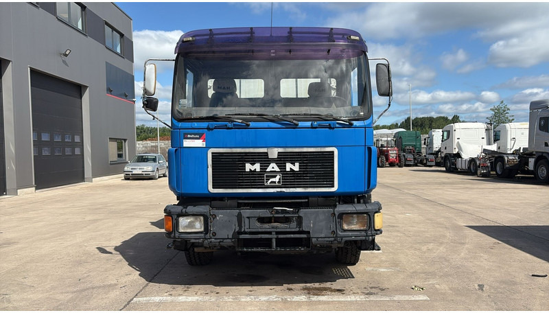 MAN 19.322 (MANUAL PUMP / STEEL SUSP. / LAMES / POMPE MANUELLE / BIG AXLE / GRAND PONT) - Camión volquete: foto 2 MAN 19.322 (MANUAL PUMP / STEEL SUSP. / LAMES / POMPE MANUELLE / BIG AXLE / GRAND PONT) - Camión volquete: foto 2