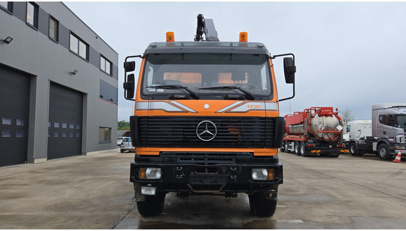 Mercedes-Benz SK 1735 (V8 2X TURBO / 4X4 / PARFAIT ETAT !!!! / GRUE / LAMES / GRAND PONT / TOP CONDITION !!!) - Camión volquete, Camión grúa: foto 2 Mercedes-Benz SK 1735 (V8 2X TURBO / 4X4 / PARFAIT ETAT !!!! / GRUE / LAMES / GRAND PONT / TOP CONDITION !!!) - Camión volquete, Camión grúa: foto 2