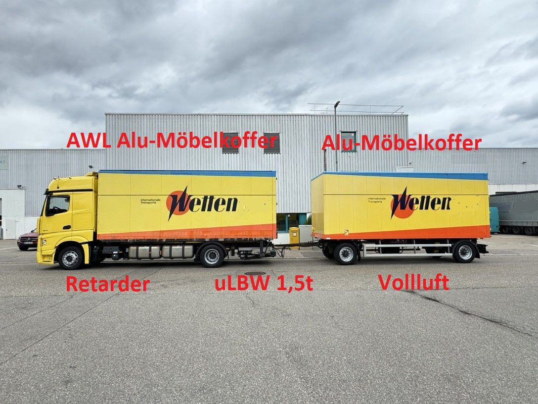 Mercedes-Benz Actros 1848 LL Gr.Haus AWL-Möbelkoffer uLBW - Camión caja cerrada: foto 2 Mercedes-Benz Actros 1848 LL Gr.Haus AWL-Möbelkoffer uLBW - Camión caja cerrada: foto 2