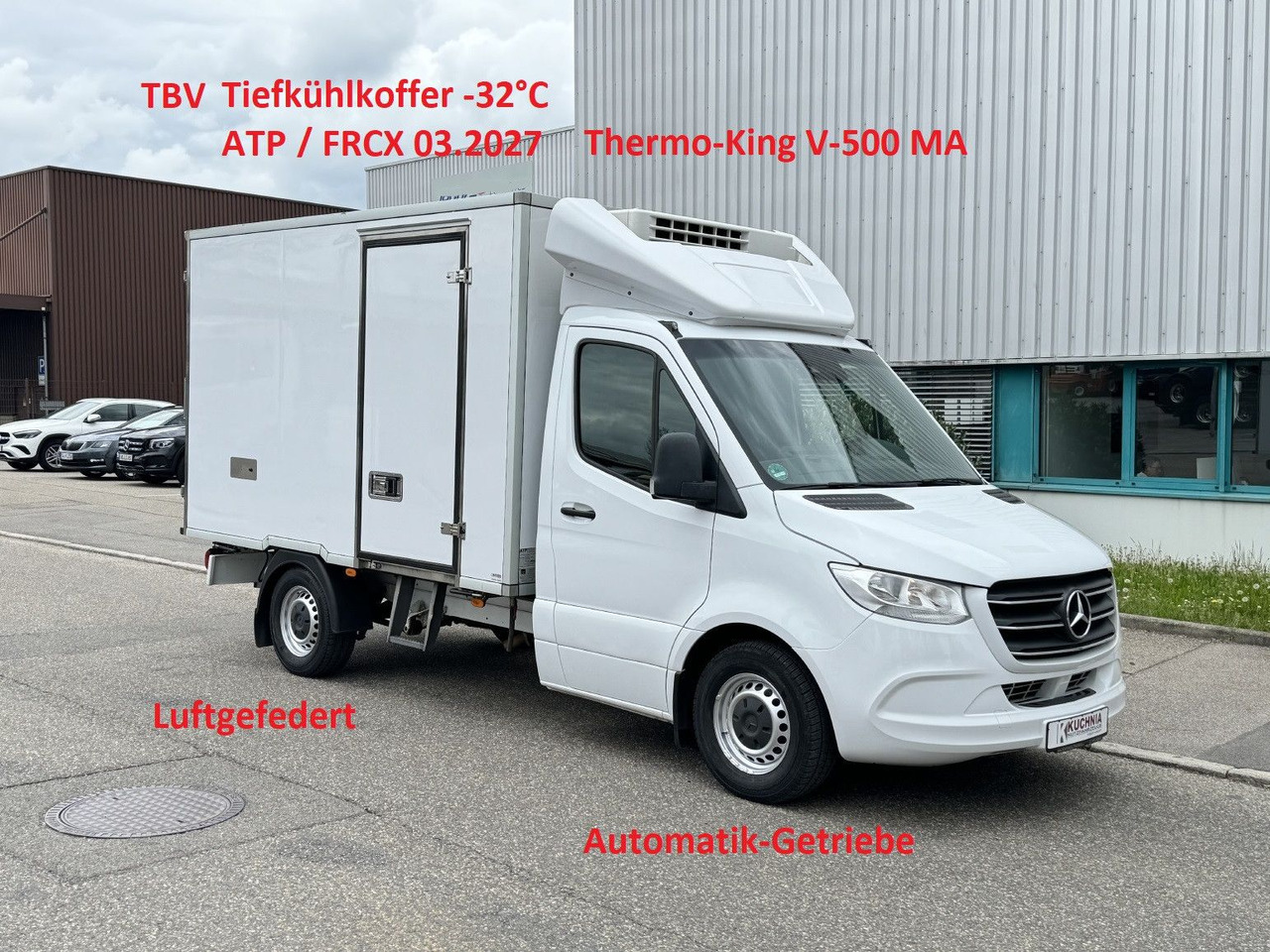 Mercedes-Benz Sprinter 316 Tiefkühl 3,3m TK V-500 MAX Luftgef. - Furgoneta frigorifica: foto 1 Mercedes-Benz Sprinter 316 Tiefkühl 3,3m TK V-500 MAX Luftgef. - Furgoneta frigorifica: foto 1