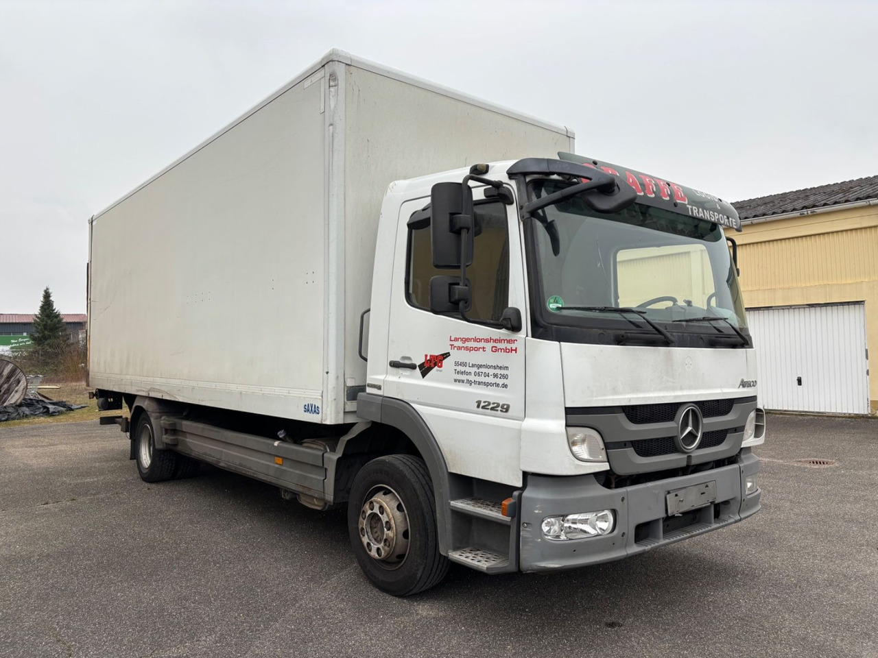Mercedes-Benz Atego II 1229L, Euro-5, Klima, LBW - Camión caja cerrada: foto 3 Mercedes-Benz Atego II 1229L, Euro-5, Klima, LBW - Camión caja cerrada: foto 3