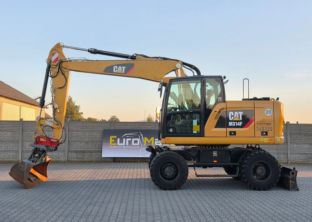 Caterpillar M314F, 2018 ROK, 4200 MTH, 2 ŁYŻKI - Excavadora de ruedas: foto 2 Caterpillar M314F, 2018 ROK, 4200 MTH, 2 ŁYŻKI - Excavadora de ruedas: foto 2