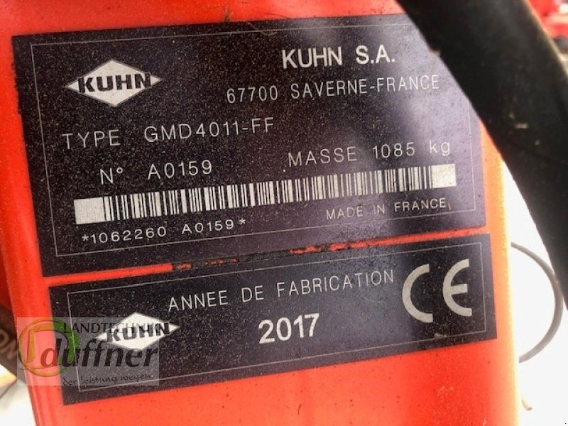 Kuhn GMD 4011 FF - Segadora: foto 4 Kuhn GMD 4011 FF - Segadora: foto 4