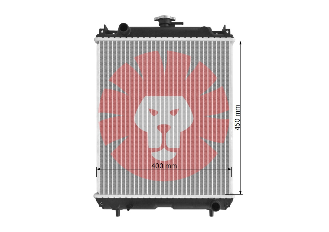 KOMATSU PC30R PC35R - Radiador para Excavadora: foto 3 KOMATSU PC30R PC35R - Radiador para Excavadora: foto 3