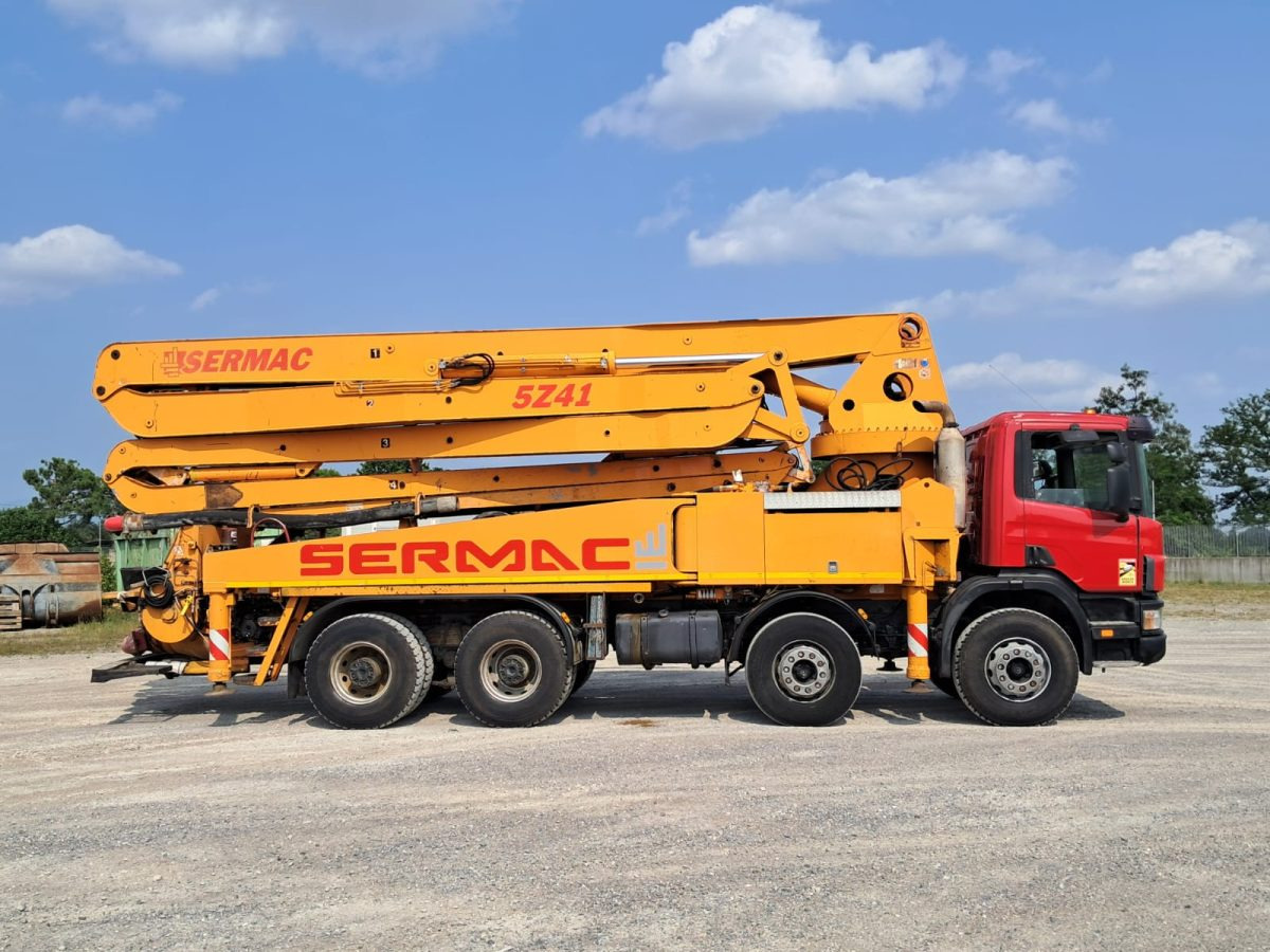 Scania P 114 380 SERMAC 5Z41 - Camión bomba de hormigón: foto 1 Scania P 114 380 SERMAC 5Z41 - Camión bomba de hormigón: foto 1