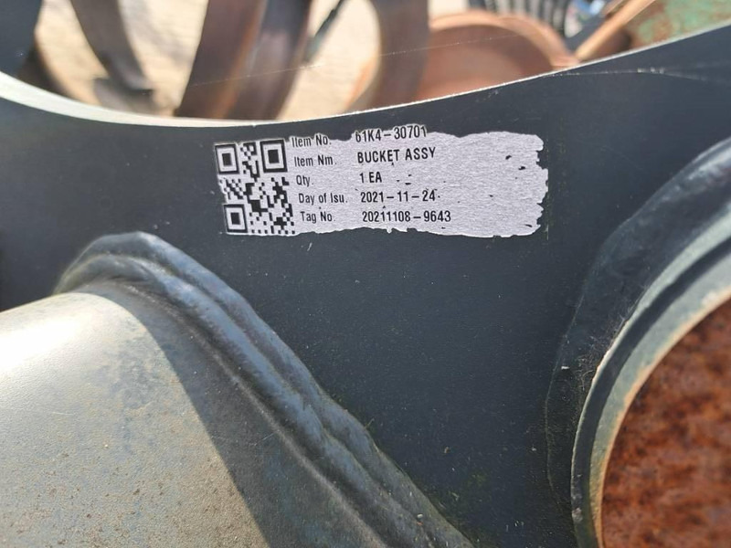 Hyundai Excavator Digging Bucket 140, 61K4-30701 - Cazo para Maquinaria de construcción: foto 5 Hyundai Excavator Digging Bucket 140, 61K4-30701 - Cazo para Maquinaria de construcción: foto 5
