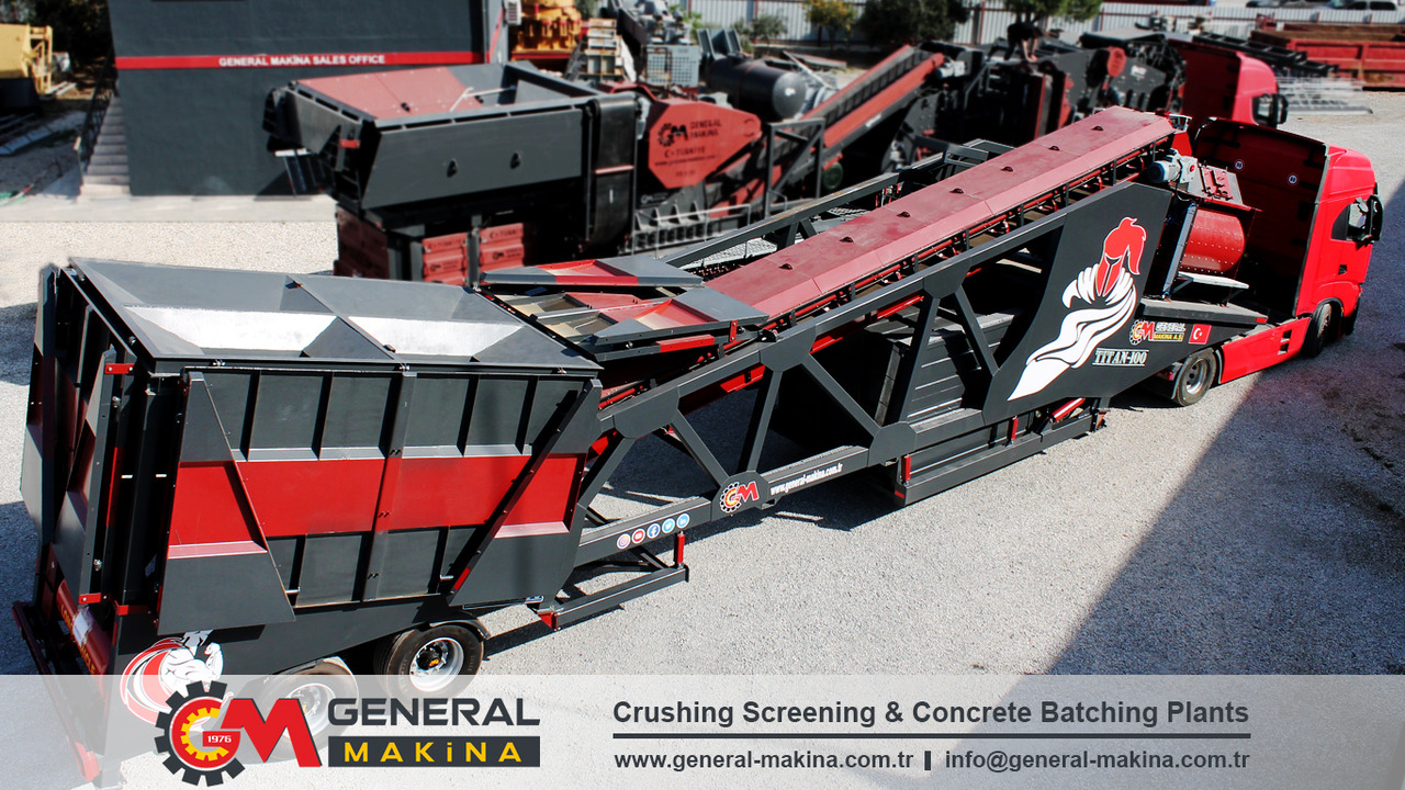 Planta de hormigón General Makina Titan 100 m3 Mobile Concrete Batching Plant: foto 6
