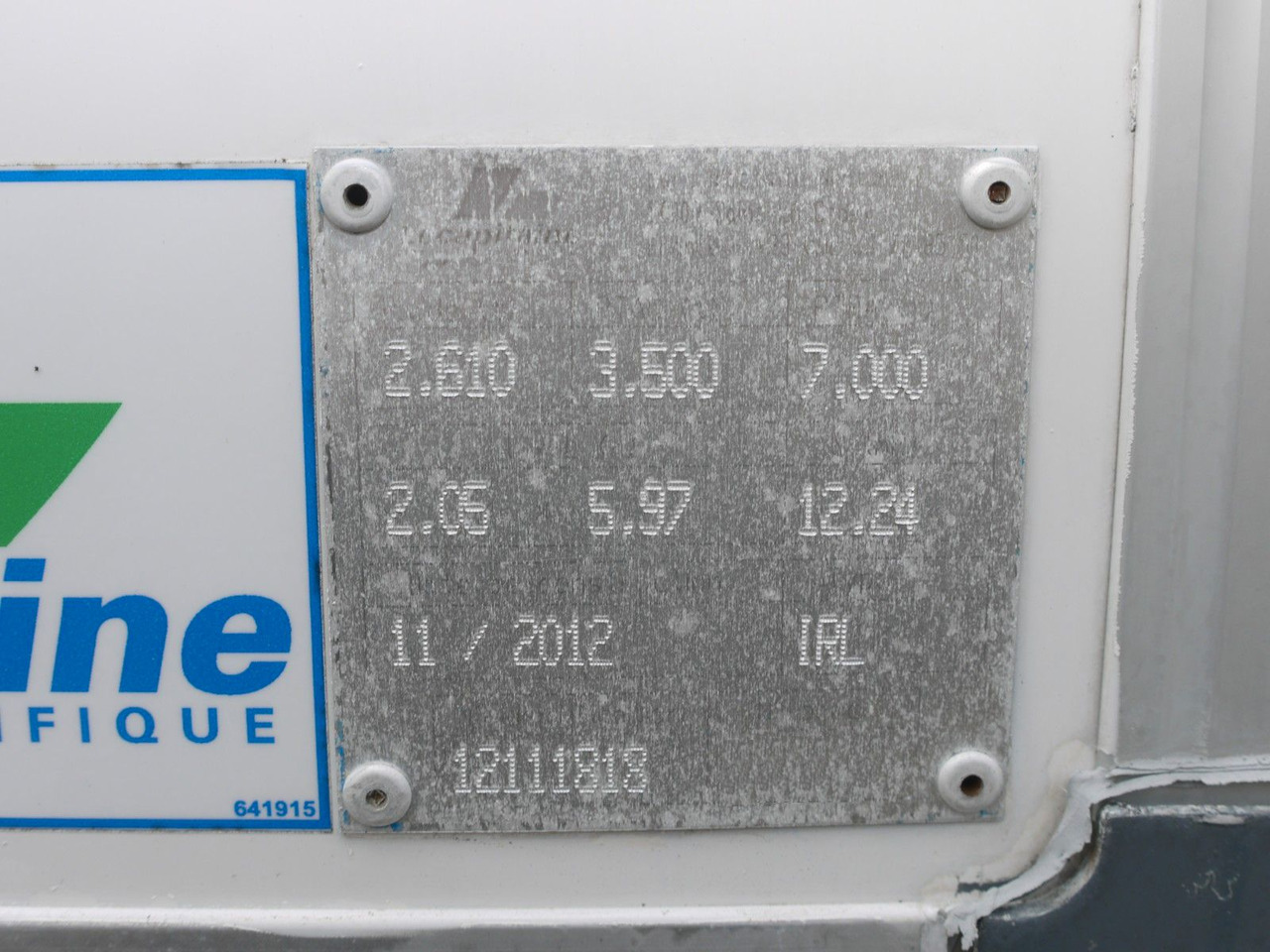 Furgoneta frigorifica Iveco 35S13 DAILY KUHLKOFFER RELEC FROID -20C: foto 12 Furgoneta frigorifica Iveco 35S13 DAILY KUHLKOFFER RELEC FROID -20C: foto 12