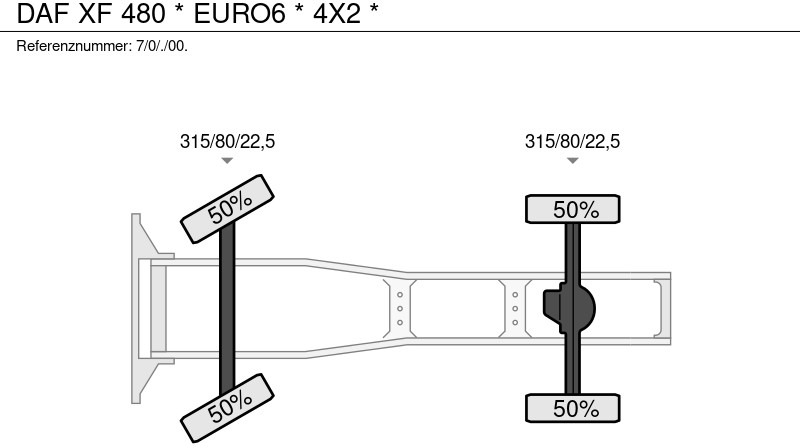 Cabeza tractora DAF XF 480 * EURO6 * 4X2 *: foto 20
